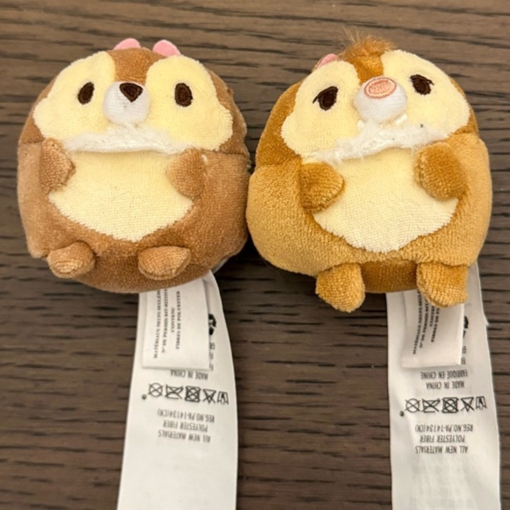 Disney Chip and Dale Ufufy Mini Plushes